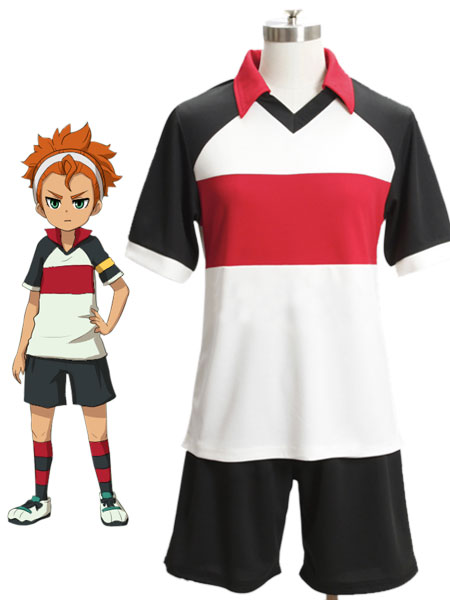 Inazuma.Eleven.Go Tengawara School Soccer team Summer Uniform Cosplay Costume